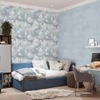 Обои флизелиновые Palitra Family Euphoria голубые 1.06 м FM72326-46