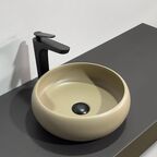 Раковина накладная Comforty 113MC 36 см капучино матовая