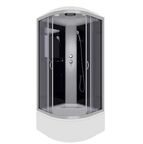 Душевая кабина Niagara Classic 80х80 NG-2507-14 высокий поддон, стекло тонированное, профиль серебро