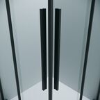 Душевой уголок Grossman Galaxy 120x80 300.K33.01.1280.21.00 без поддона, стекло прозрачное, профиль черный матовый