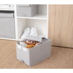 Короб для хранения Spaceo 18x16.5x28 см полипропилен цвет гранит