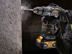 Ударная дрель-шуруповерт DEWALT DCD100M2T, 18 В, 1650 об/мин, 28050 уд/мин, с 2 АКБ 4 Ач и ЗУ, в кейсе TSTAK (DCD100M2T-QW)