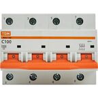 Автоматический выключатель Tdm Electric ВА47-100 4P C80 А 10 кА SQ0207-0088