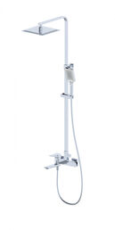 Душевая стойка WONZON & WOGHAND EDGE WW-88739003-CR глянцевый хром, с изливом