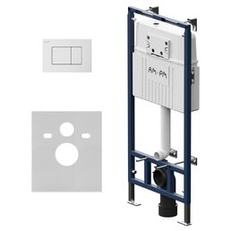Инсталляция для подвесного унитаза Am.Pm MasterFit I012710.0201 с клавишей ProC S белый глянец