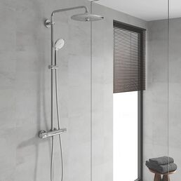 Душевая стойка Grohe Euphoria 27296003 хром, со смесителем и термостатом