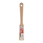 Кисть плоская натуральная щетина деревянная ручка Wenzo Wood 25х12 мм для эмалей и лаков на алкидной основе