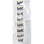 Заглушка для кабель-канала IEK КМЗ 40x25 мм цвет белый 4 шт.