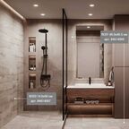 Керамогранит Estima Brigantina BG03 14.6x60 см 1.31 м² неполированный цвет серый бежевый