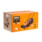 Газонокосилка аккумуляторная бесщеточная Worx WP733E 20 В 30 см 1x4 Ач АКБ и ЗУ входит в комплект