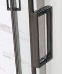 Душевая кабина Frank 100x100 F400 Black стекло прозрачное, профиль черный