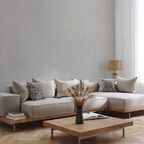 Обои флизелиновые Inspire Linen коричневые 1.06 м