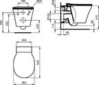 Безободковый подвесной унитаз Ideal Standard CONNECT AIR K819501