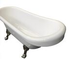 Ванна акриловая Ceruttispa Classic 157x77 CT9323 отдельностоящая, белая