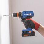 Дрель-шуруповерт аккумуляторная Dexter 5 20 В Li-ion, 1x2.5 Ач