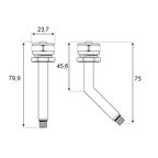 Вкрутка для смесителя  СТМ 16 мм х M10 (CCS16M10/70311)