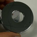 Отражатель (чашка) для смесителя и полотенцесушителя 3/4", цвет хром (пара: 2 шт.). Товар уцененный
