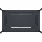 Опора для раковины Konsensa Бруклин 80 75.5x36 см цвет черный