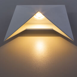Светильник светодиодный садово-парковый настенный Arte Lamp Busta 3000К 7 Вт IP54 (A1609AP-1WH)