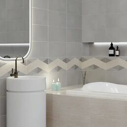 Плитка настенная Mersey Wood1 A0554V24101 20x40 см 1.6 м² матовая цвет микс