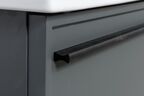 Мебель для ванной комнаты La Fenice Elba TWIN 80 см, подвесная, 2 ящика, Grigio