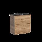 Тумба с раковиной Sancos Libra Floor LB80FECH 80 см напольная, 2 ящика, дуб чарльстон