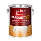 Лак паркетный Husky Parquet 90 глянцевый бесцветный 2.7 л