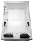 Ванна акриловая Gemy 182x122 G9061 B R белая