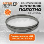 Полотно Metal Master для ленточныx пил M42 27x0,90x3300 4/6