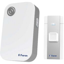 Звонок дверной беспроводной Электрический мелодий с питанием от батареек Feron E-372 23685