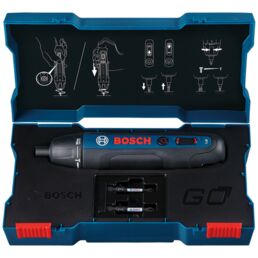 Аккумуляторная отвертка BOSCH GO 2 0.601.9H2.100 черный кейс