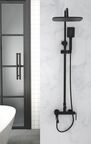 Душевая стойка BelBagno Acqua ACQUA-VSCM-NERO черный матовый