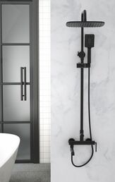 Душевая стойка BelBagno Acqua ACQUA-VSCM-NERO черный матовый