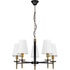 Люстра подвесная Arte Lamp Riccardo 5 ламп цвет черный