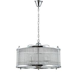 Подвесная люстра Crystal Lux TADEO SP6 D600 CHROME/TRANSPARENTE