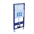 Комплект инсталляция с унитазом Aquatek Амадео безободковый с микролифтом с клавишей цвет хром