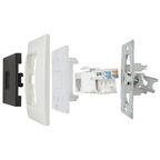 Розетка компьютерная встраиваемая Systeme Electric W59 Deco RJ45 UTP cat 5e цвет графит