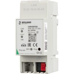 INTELLIGENT ARLIGHT Конвертер KNX-301-72-DIN Grey (BUS, RJ-45, KNX-IP) (IARL, IP20 Пластик, 2 года) 049902 Arlight