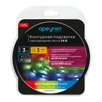Комплект светодиодной ленты для контурной подсветки SMD 5050 30 диод/8 Вт/м 24 В 10 мм IP20 3 м RGBW свет