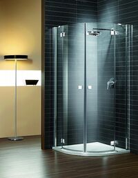 Душевой уголок Radaway Almatea PDD 100x100 30522-01-01N стекло прозрачное, профиль хром, без поддона
