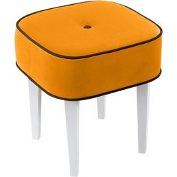 Табурет Handy SQ ОГОГО (арт.433987), (Ткань/Желтый) ОГОГО Обстановочка!