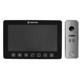Tantos Amelie Slim (черный) и iPanel 2+(Metal) (комплект многофункционального домофона 7")