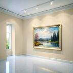 Краска водоэмульсионная для стен и потолков износостойкая матовая Profipaints SILVER INTERIOR VISION 0.9л , Бежевый туман
