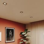 Корпус точечного встраиваемого светильники Inspire Bama без патрона 3 м² металл цвет никель