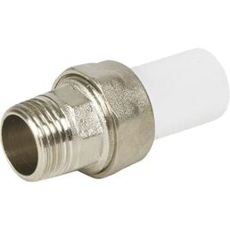 Муфта разъемная РВК 1/2"x20 мм НР ВП полипропилен 020507