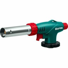 Газовая горелка KRAFTOOL KL-700 с пьезоподжигом, на баллон с цанговым соединением, 1400C