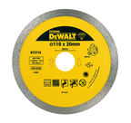 Алмазный круг сплошной по керамике DEWALT EXTREME DT3715, для плиткореза DWC410