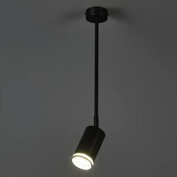 Светильник настенно-потолочный OL43 1 лампа 2 м² цвет черный