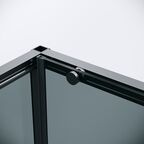 Душевой уголок Grossman Galaxy 140x70 120.K33.01.1470.21.10 без поддона, стекло тонированное, профиль черный матовый