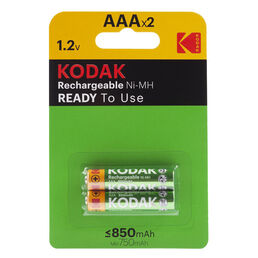 Аккумулятор Kodak ААА мизинчиковый LR03 1,2 В Ni-Cd (2 шт.) (Б0009360)